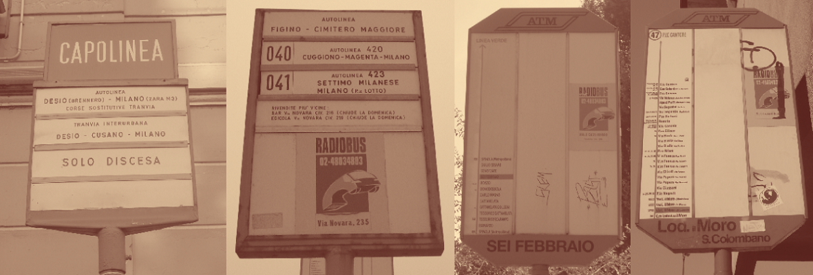 Paline storiche ATM Milano